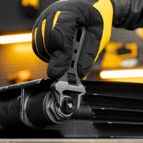 Ключ разводной 115 мм, CrV, кованый, укороченная рукоятка Denzel по ценам производителя в Краснодаре с доставкой по всей России