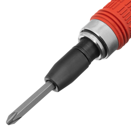 Отвертка ударно-поворотная 1/2, набор бит, 6 шт, обрезиненная ручка, пластиковый бокс Matrix по ценам производителя в Краснодаре с доставкой по всей России