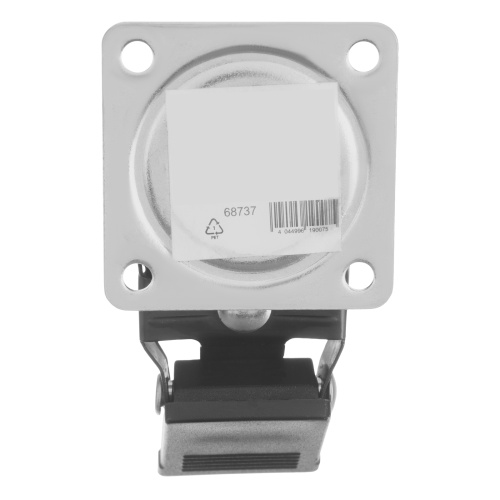 Колесо ПУ прозрачное поворотное с тормозом d-50 мм, крепление платформенное Сибртех по ценам производителя в Краснодаре с доставкой по всей России