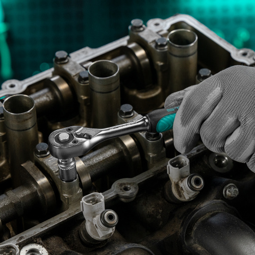 Набор торцевых головок с трещоткой, 1/4", 18 предметов Stels по ценам производителя в Краснодаре с доставкой по всей России