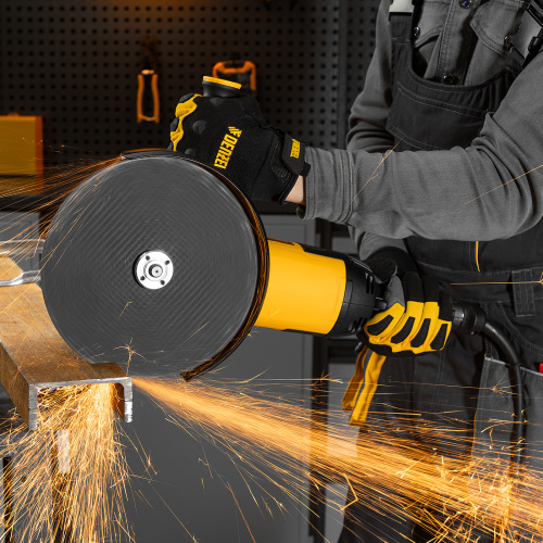 Машина шлифовальная угловая AG230-2400, 2400 Вт, 230 мм, 6000 об/мин Denzel по ценам производителя в Краснодаре с доставкой по всей России