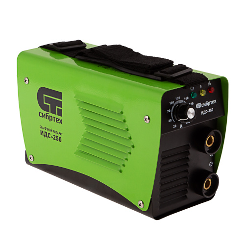 Аппарат инверторный дуговой сварки ИДС-250, 250 А, ПВ 80%, диаметр электрода 1.6-5 мм Сибртех по ценам производителя в Краснодаре с доставкой по всей России