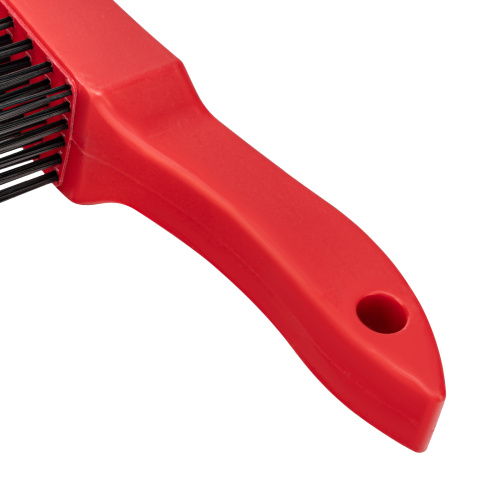 Щетка зачистная шестирядная, закаленная прямая проволока с пластиковой ручкой Matrix по ценам производителя в Краснодаре с доставкой по всей России