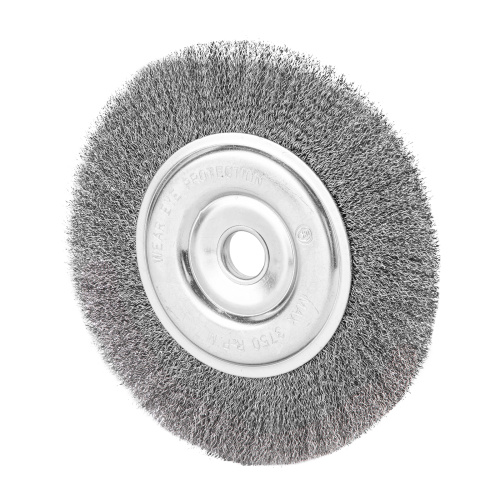 Щетка для УШМ, 200 мм, посадка 22.2 мм, плоская, витая проволока 0.3 мм Сибртех по ценам производителя в Краснодаре с доставкой по всей России