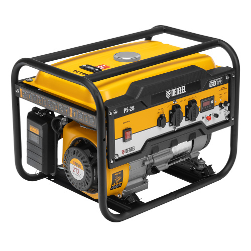 Генератор бензиновый PS 28, 2.8 кВт, 230 В, 15 л, ручной стартер Denzel по ценам производителя в Краснодаре с доставкой по всей России