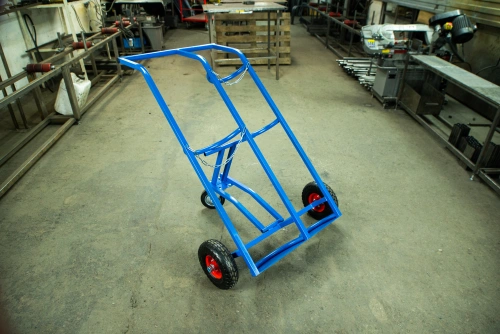 Тележка для баллонов пропан + кислород TOR ТГК-П, 2 баллона (250 пневмо+160поворотное) по ценам производителя в Краснодаре с доставкой по всей России