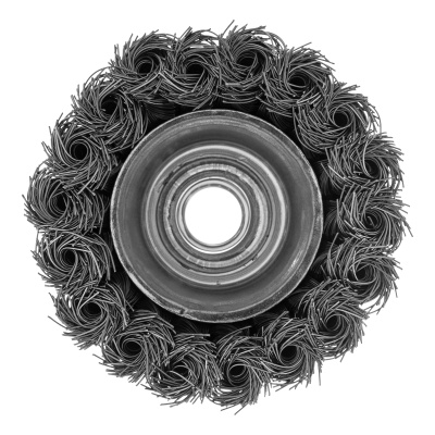 Щетка для УШМ, 75 мм, М14, "чашка", крученая проволока 0.35 мм Matrix по ценам производителя в Краснодаре с доставкой по всей России