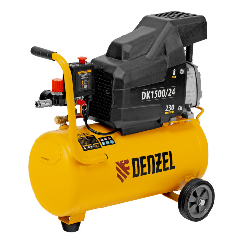 Компрессор воздушный DK1500/24, Х-PRO 1.5 кВт, 230 л/мин, 24 л Denzel по ценам производителя в Краснодаре с доставкой по всей России