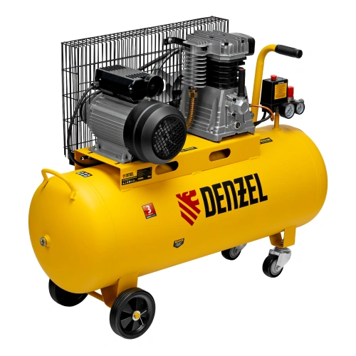 Компрессор воздушный BCI2300/100, ременный привод, 2.3 кВт, 100 литров, 400 л/мин Denzel по ценам производителя в Краснодаре с доставкой по всей России