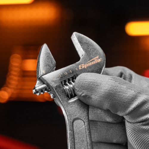 Ключ разводной, 200 мм, хромированный Sparta по ценам производителя в Краснодаре с доставкой по всей России