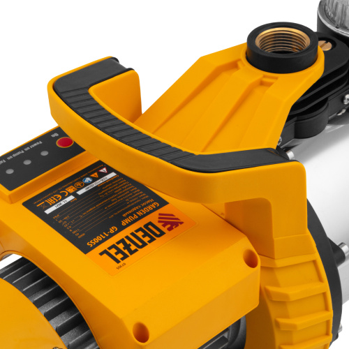 Садовый поверхностный насос GP1100SS, 1100 Вт, 4000 л/ч, подъем 45 м, пластик Denzel по ценам производителя в Краснодаре с доставкой по всей России