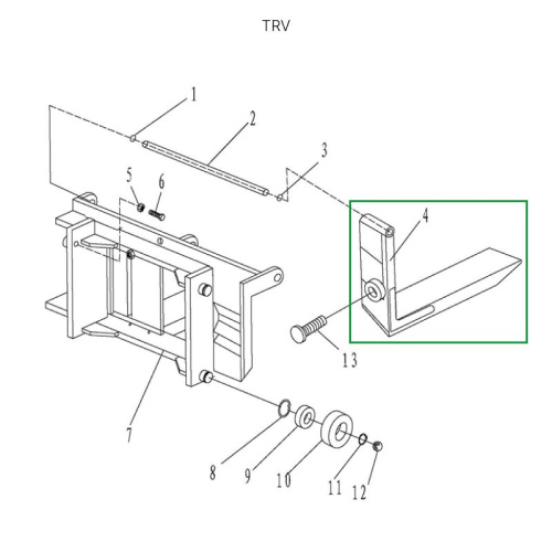 Вила для ручного штабелера для TRV2016 по ценам производителя в Краснодаре с доставкой по всей России