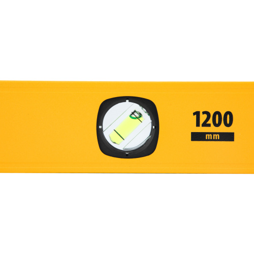 Уровень алюминиевый, магнит, фрезерованный, 3 глазка (1 зеркал.) 0,5 мм/м, 1200 мм Denzel по ценам производителя в Краснодаре с доставкой по всей России