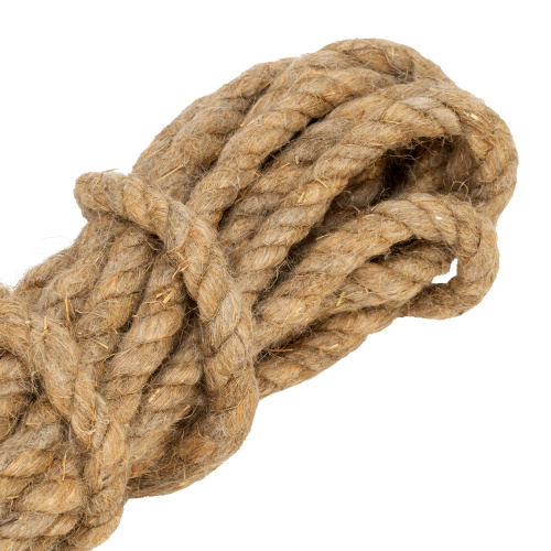 Веревка льнопеньковая, D 10 мм, L 10 м, крученая Сибртех по ценам производителя в Краснодаре с доставкой по всей России