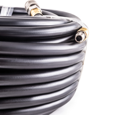 Резиновый маслостойкий воздушный шланг с фитингами Rapid, 20 бар, 15х9 мм, 20 м. AERO купить в Москве с доставкой по всей России | ProtosMarket.ru