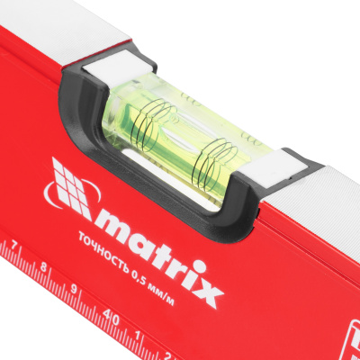 Уровень алюминиевый, фрезерованный, 3 глазка, рукоятки, 800 мм Matrix по ценам производителя в Краснодаре с доставкой по всей России