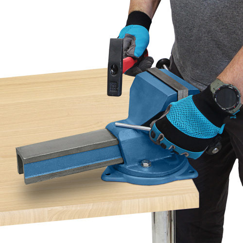 Тиски слесарные, 140 мм, поворотные (Глазов) по ценам производителя в Краснодаре с доставкой по всей России