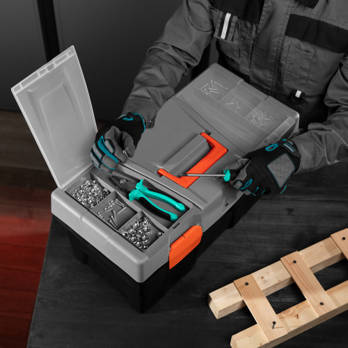 Ящик для инструмента 23", 590х300х300 мм, пластик Россия// Stels по ценам производителя в Краснодаре с доставкой по всей России