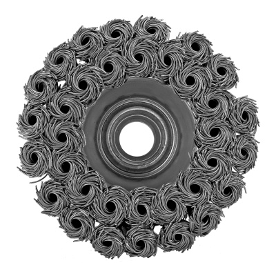 Щетка для УШМ, 75 мм, М14, "чашка", двухрядная, крученая проволока 0.35 мм Matrix по ценам производителя в Краснодаре с доставкой по всей России