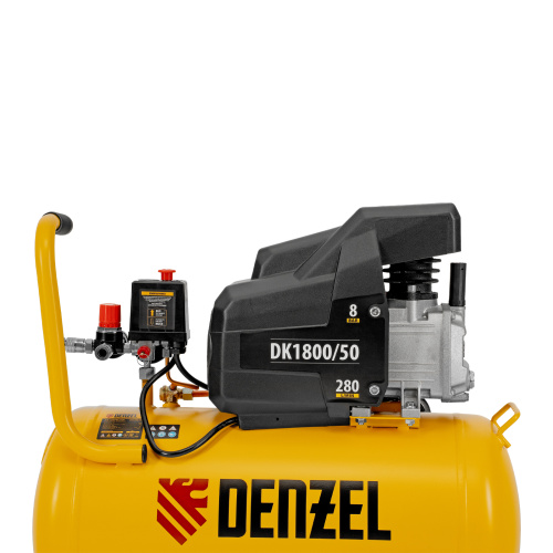 Компрессор воздушный DK1800/50, Х-PRO 1.8 кВт, 280л/мин, 50л Denzel по ценам производителя в Краснодаре с доставкой по всей России