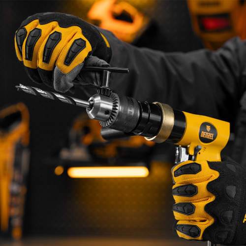 Пневматическая дрель PD500, 500 об/мин, 114 л/мин, 13 мм Denzel по ценам производителя в Краснодаре с доставкой по всей России