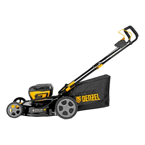 Газонокосилка аккумуляторная бесщет. DLM-460, 460 мм, травосб. 65 л., Li-Ion, 40 В Denzel по ценам производителя в Краснодаре с доставкой по всей России