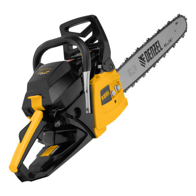 Пила цепная бензиновая DGS-5218, шина 45 см, 52 см3, 3.5 л.с, шаг 0.325, паз 1.5 мм, 72 звена Denzel по ценам производителя в Краснодаре с доставкой по всей России