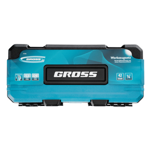Набор инструментов, 1/4", CrV, 120 зубьев, 42 предмета Gross по ценам производителя в Краснодаре с доставкой по всей России