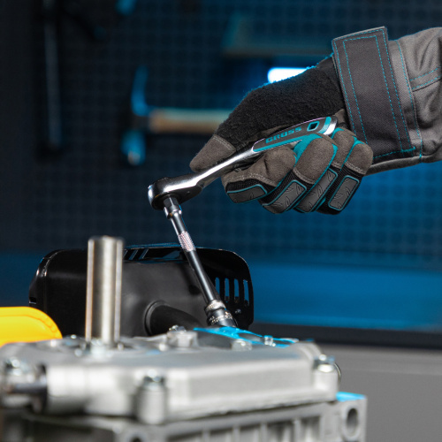 Набор торцевых головок, трещотка 120 зубьев, 1/4", CrV, 12 предметов Gross по ценам производителя в Краснодаре с доставкой по всей России