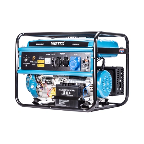 Бензиновый генератор Varteg G7500E купить в Москве с доставкой по всей России | ProtosMarket.ru