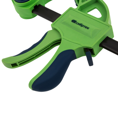 Струбцина F-образная, быстрозажимная, 450 х 70 х 660 мм, пластиковый корпус, фиксатор, двухкомпонентная рукоятка Сибртех по ценам производителя в Краснодаре с доставкой по всей России