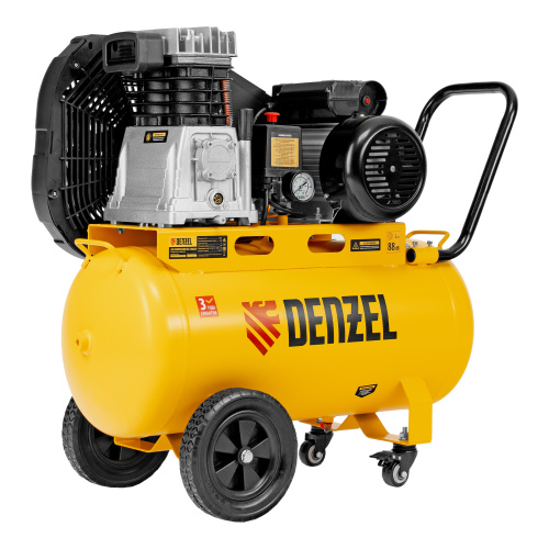 Компрессор воздушный рем. привод BCI 2100/50, 2,1 кВт, 50 литров, 400 л/мин Denzel по ценам производителя в Краснодаре с доставкой по всей России