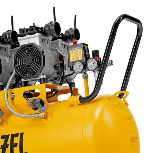 Компрессор безмасляный, малошумный DLS 3300/100, 3300 Вт,3x1100, 100 л, 570 л/мин ,блок управления Denzel по ценам производителя в Краснодаре с доставкой по всей России