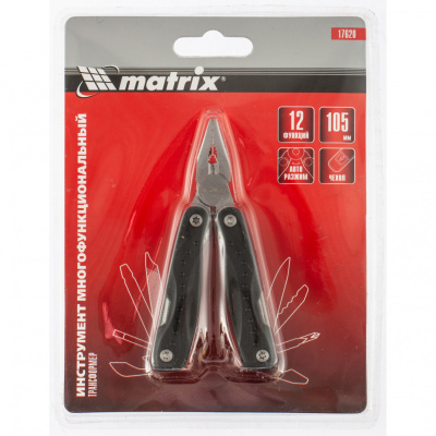 Трансформер, 12 функций, авторазжим, компактный размер, в чехле, 105 мм Matrix по ценам производителя в Краснодаре с доставкой по всей России