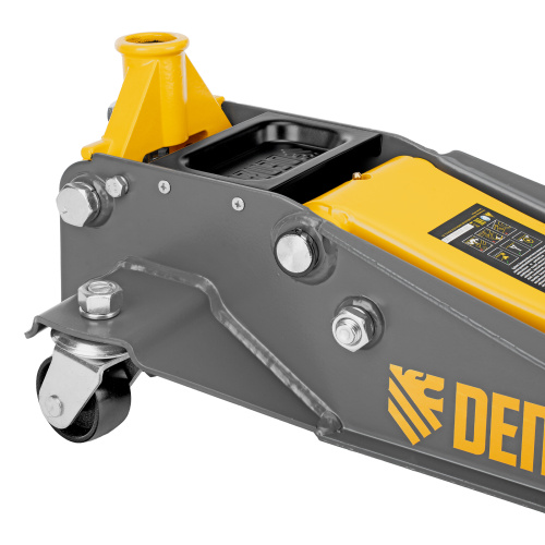 Домкрат гидравлический подкатной, 3 т, 125-470 мм, быстрый подъем, проф. Denzel по ценам производителя в Краснодаре с доставкой по всей России