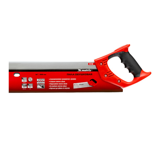 Пила по дереву обушковая для стусла, 350 мм, двухкомпонентная рукоятка Matrix по ценам производителя в Краснодаре с доставкой по всей России