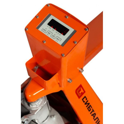 Гидравлическая тележка (рокла) ACR-ES c весами, 2,5 т, Вилы: 1150 Х 550, СибТаль, полиуретановые колеса по ценам производителя в Краснодаре с доставкой по всей России