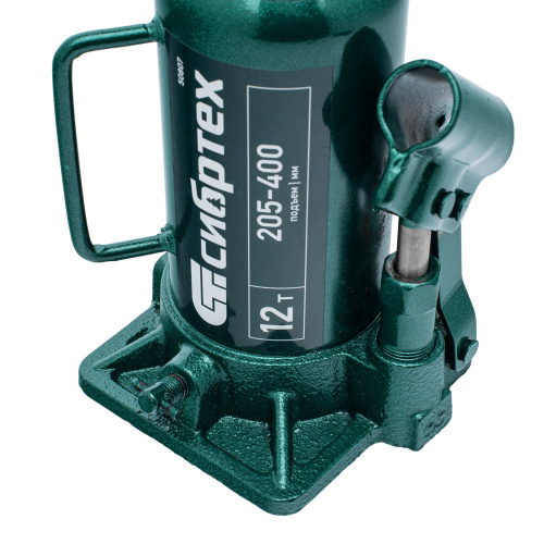 Домкрат гидравлический бутылочный, 12 т, 205-400 мм Сибртех по ценам производителя в Краснодаре с доставкой по всей России