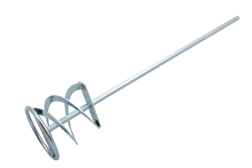 Миксер для красок и штукатурных смесей, 80 х 400 мм, оцинкованный, шестигранный хвостовик 8 мм Denzel по ценам производителя в Краснодаре с доставкой по всей России