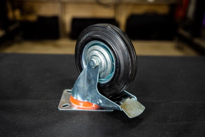 Колесо поворотное резина SRCLb 55 125 мм с тормозом (N) по ценам производителя в Краснодаре с доставкой по всей России