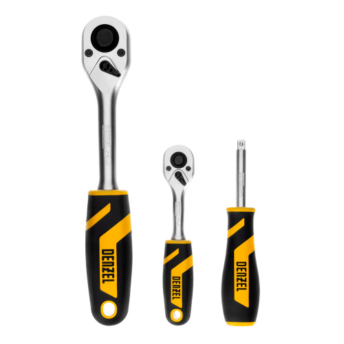 Набор инструментов, 1/2", 1/4", CrV, S2, пластиковый кейс, 94 предмета Denzel по ценам производителя в Краснодаре с доставкой по всей России