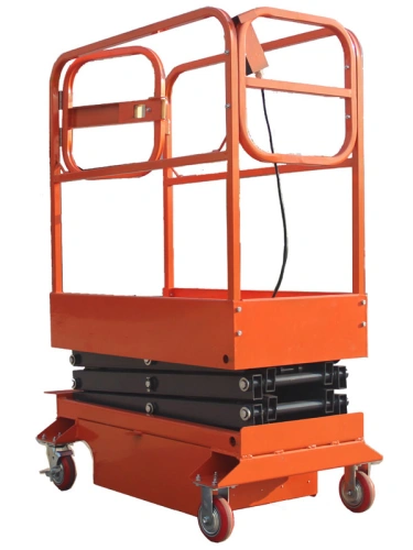 Подъемник ножничный передвижной 240 кг 3,9/5,9 м TOR GTJY AC 220В сетевой по ценам производителя в Краснодаре с доставкой по всей России