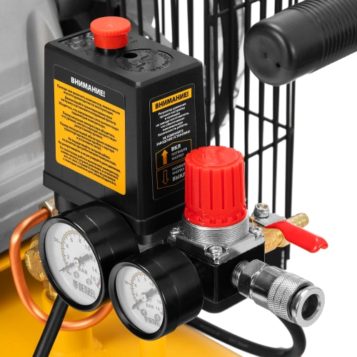 Компрессор воздушный BCI2300/50, ременный привод, 2.3 кВт, 50 литров, 400 л/мин Denzel по ценам производителя в Краснодаре с доставкой по всей России