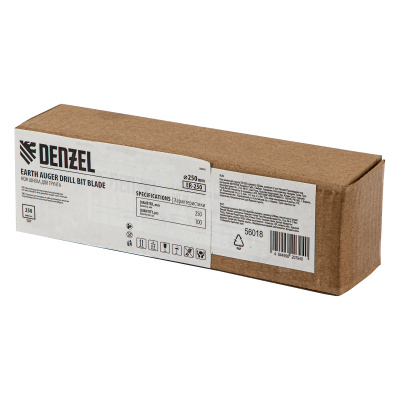 Нож шнека для грунта ER-250, диаметр 250 мм, комплект 2 шт Denzel по ценам производителя в Краснодаре с доставкой по всей России