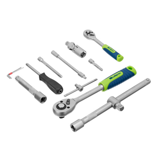 Набор инструментов, 1/2", 1/4", пластиковый кейс, 94 предмета// Сибртех по ценам производителя в Краснодаре с доставкой по всей России