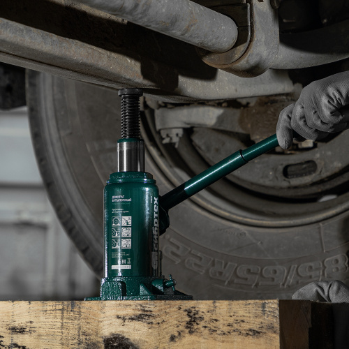 Домкрат гидравлический бутылочный, 10 т, 190-370 мм Сибртех по ценам производителя в Краснодаре с доставкой по всей России