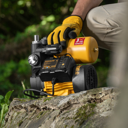 Насосная станция PS500C, 500 Вт, напор 35 м, 2200 л/ч, ресивер 2 л, блок управления Denzel по ценам производителя в Краснодаре с доставкой по всей России