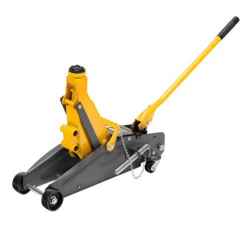 Домкрат гидравлический подкатной с фиксатором, 2,8 т, 135-385 мм Denzel по ценам производителя в Краснодаре с доставкой по всей России