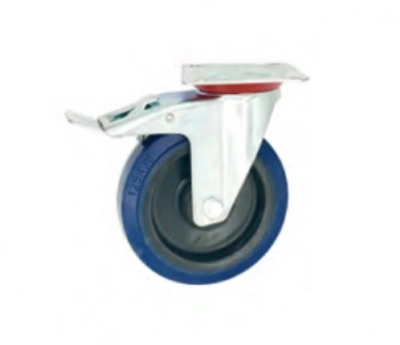 Колесо поворотное резина SRCLb 93 75 мм с тормозом (F) по ценам производителя в Краснодаре с доставкой по всей России