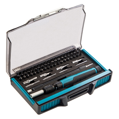 Отвертка с набором бит и торцевых головок для точных работ, гибкий привод, 48 шт, CrMo Gross по ценам производителя в Краснодаре с доставкой по всей России